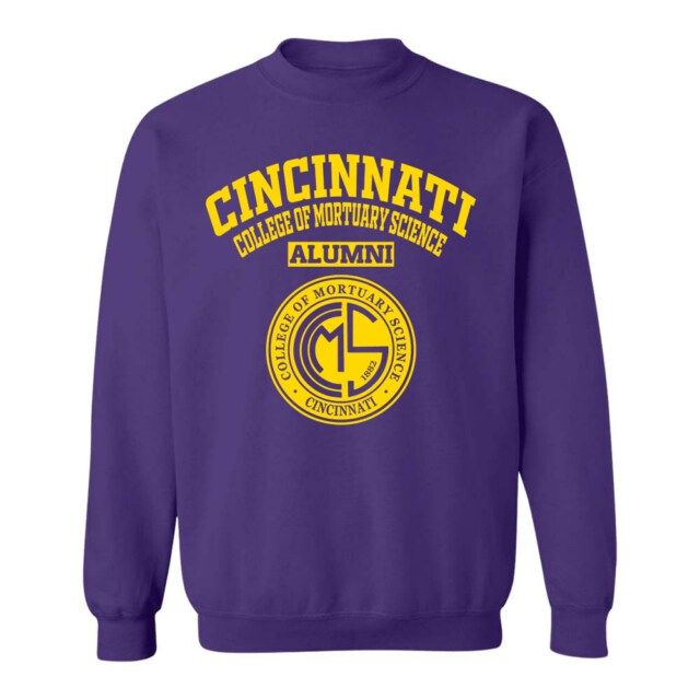 Cincinnati College of Mortuary Science OH LG Alumni Sweatshirt