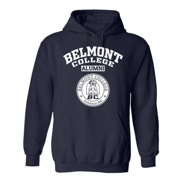Belmont College Dark OH LG Alumni Hoodie