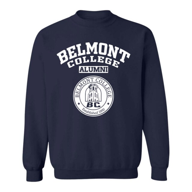 Belmont College Dark OH LG Alumni Sweatshirt