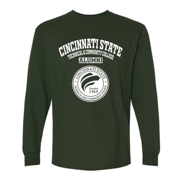 Cincinnati State Technical and Community College Dark OH LG Alumni Long Sleeve