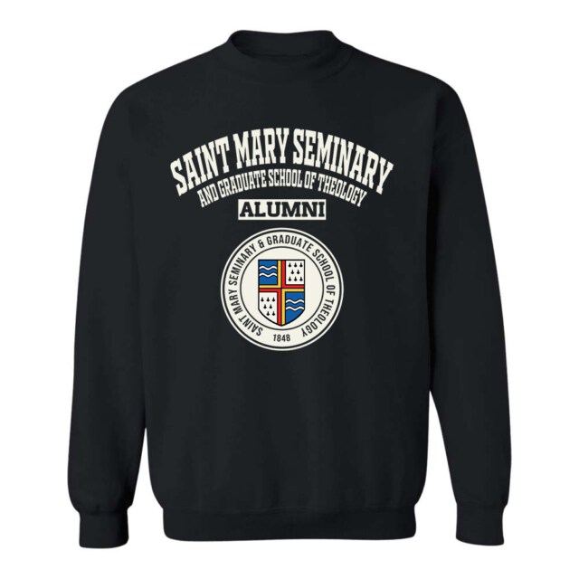 Saint Mary Seminary & Graduate School of Theology Dark OH LG Alumni Sweatshirt