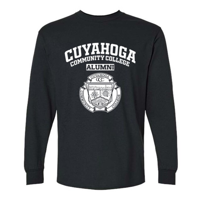Cuyahoga Community College Dark OH LG Alumni Long Sleeve