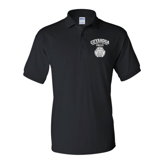 Cuyahoga Community College Dark OH LG Alumni Polo