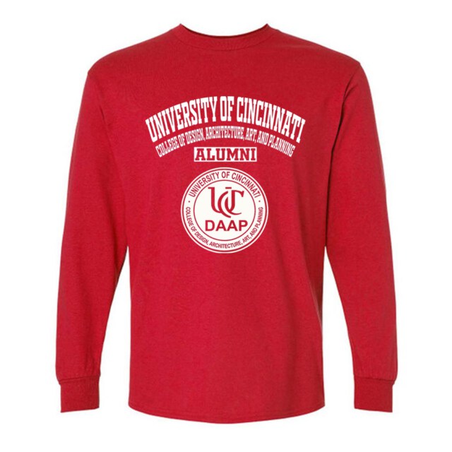 University of Cincinnati College of Design Architecture Art and Planning OH LG Alumni Long Sleeve
