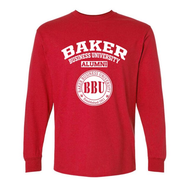 Baker Business University MI LG Alumni Long Sleeve