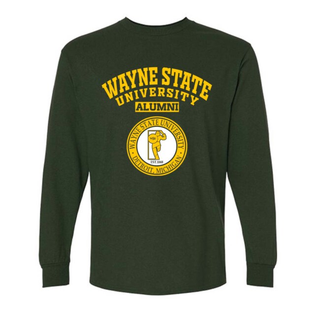 Wayne State University Tartars MI LG Alumni Long Sleeve