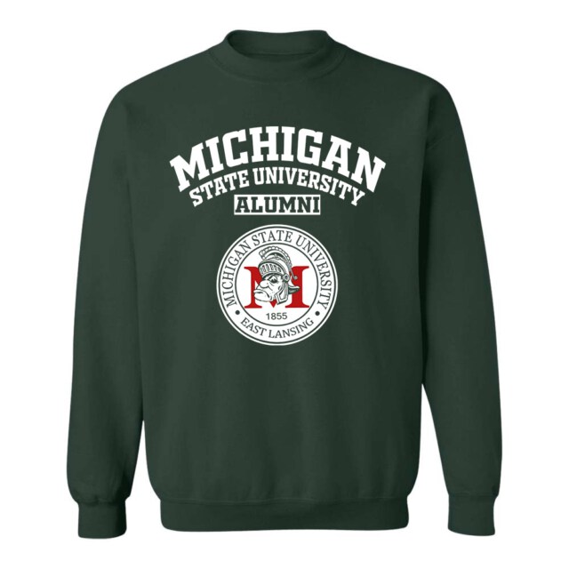 Michigan State University Spartans MI LG Alumni Sweatshirt