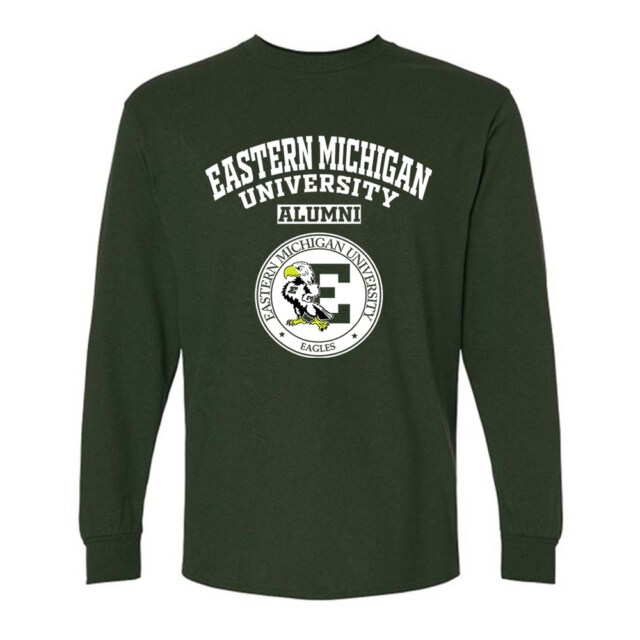 Eastern Michigan University Eagles MI LG Alumni Long Sleeve