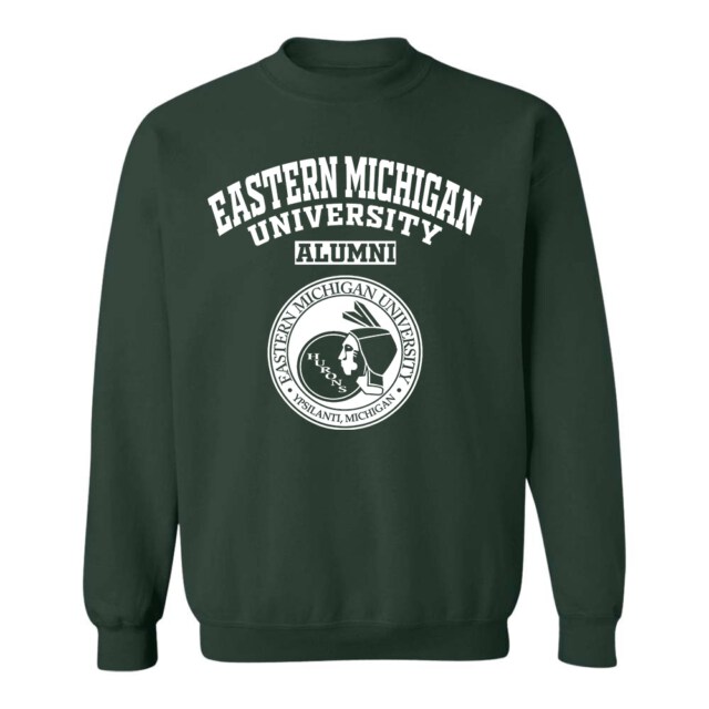 Eastern Michigan University Hurons MI LG Alumni Sweatshirt