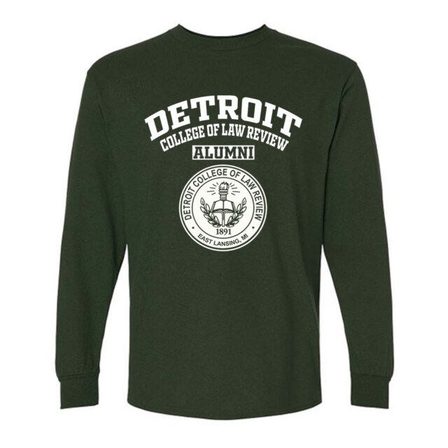 Detroit College of Law Review MI LG Alumni Long Sleeve