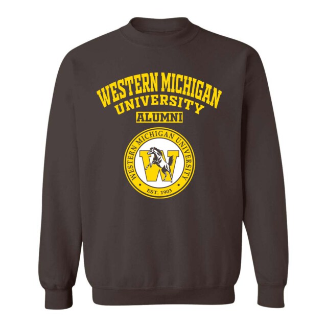 Western Michigan University Broncos MI LG Alumni Sweatshirt