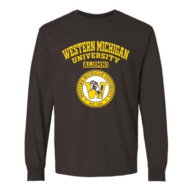 Western Michigan University Broncos MI LG Alumni Long Sleeve