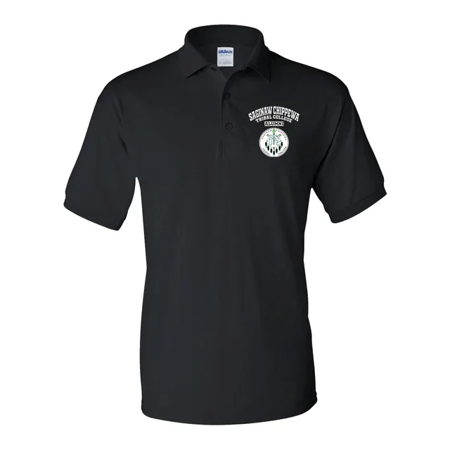 Saginaw Chippewa Tribal College MI LG Alumni Polo