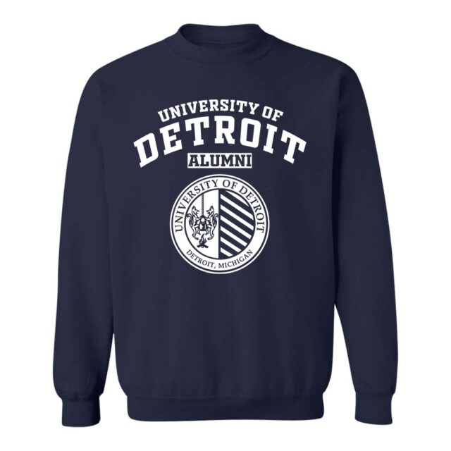 University of Detroit Dark MI LG Alumni Sweatshirt