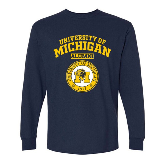 University of Michigan Wolverines MI LG Alumni Long Sleeve