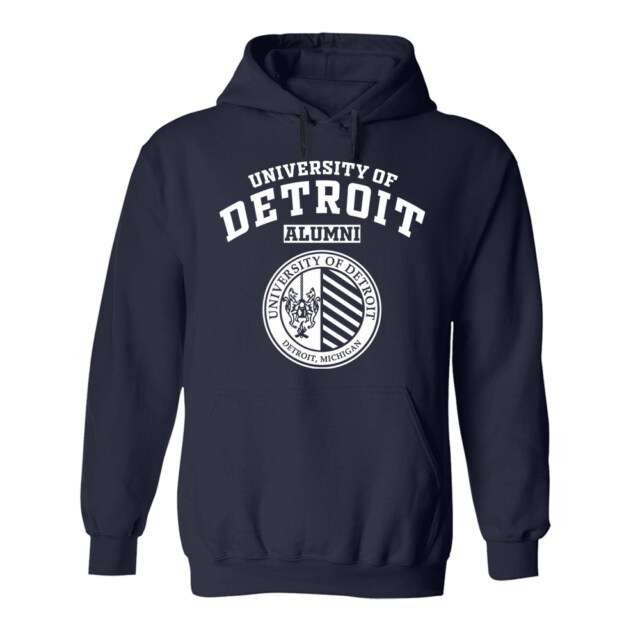 University of Detroit Dark MI LG Alumni Hoodie