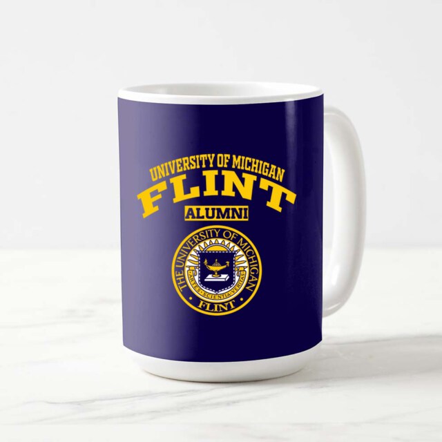 University of Michigan Flint MI LG Alumni Mug