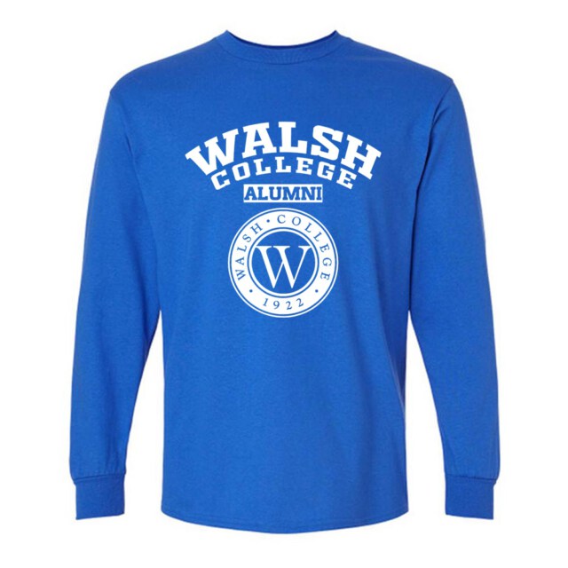 Walsh College Dark MI LG Alumni Long Sleeve