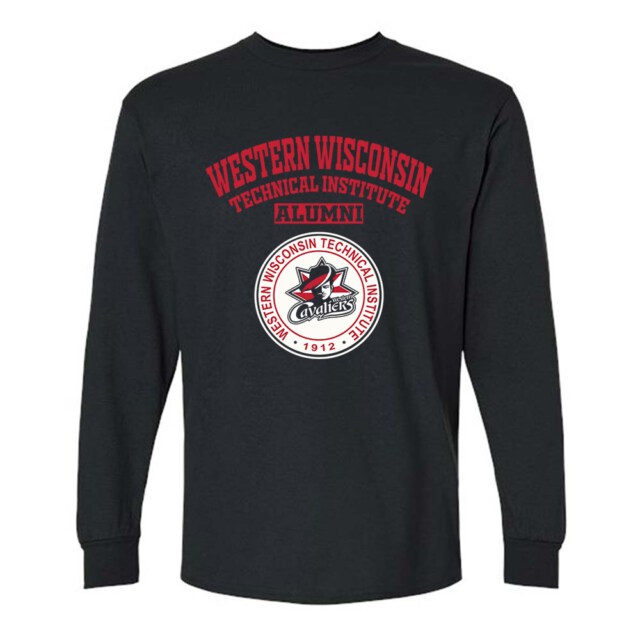 Western Wisconsin Technical Institute Dark WI LG Alumni Long Sleeve