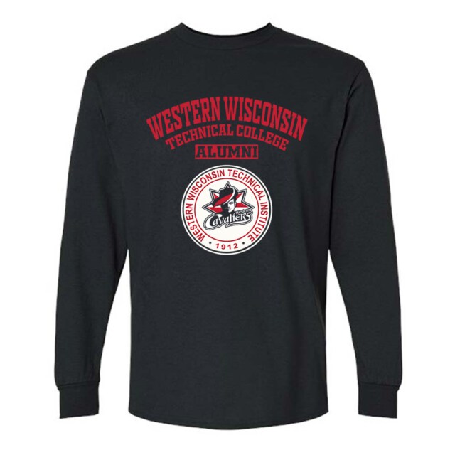 Western Wisconsin Technical College Dark WI LG Alumni Long Sleeve