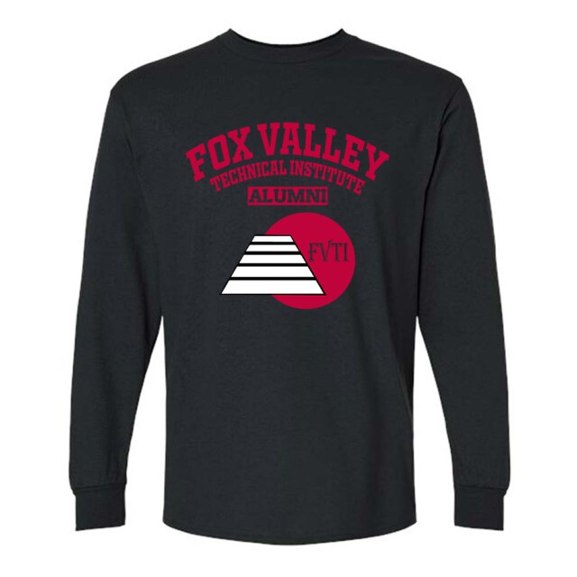 Fox Valley Technical Institute Dark WI LG Alumni Long Sleeve