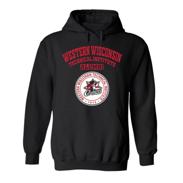 Western Wisconsin Technical Institute Dark WI LG Alumni Hoodie