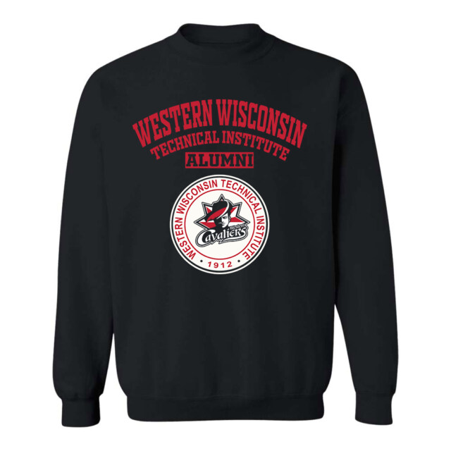 Western Wisconsin Technical Institute Dark WI LG Alumni Sweatshirt