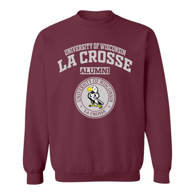 University of Wisconsin La�Crosse Eagles WI LG Alumni Sweatshirt