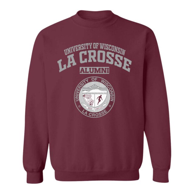 University of Wisconsin La Crosse Dark WI LG Alumni Sweatshirt