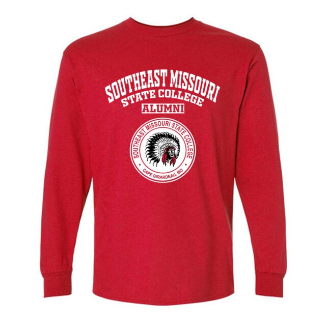 Southeast Missouri State College Indians MO LG Alumni Long Sleeve