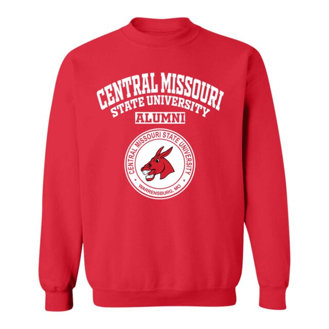 Central Missouri State University Mules MO LG Alumni Sweatshirt
