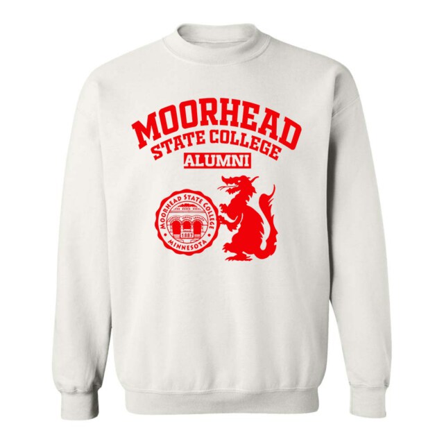 Moorhead State College Light MN LG Alumni Sweatshirt