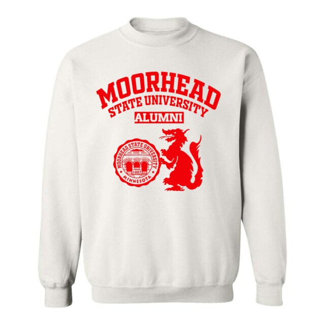 Moorhead State University Light MN LG Alumni Sweatshirt