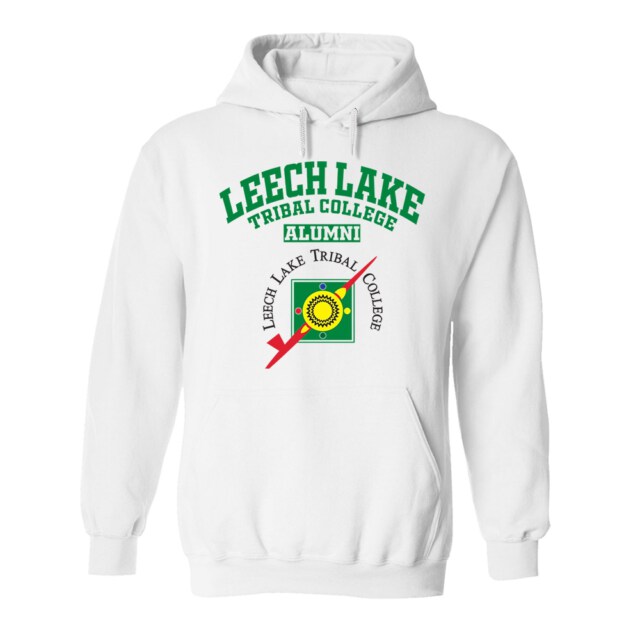 Leech Lake Tribal College Light MN LG Alumni Hoodie