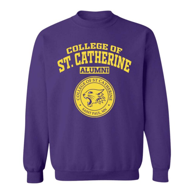 College of St Catherine Wilcats MN LG Alumni Sweatshirt