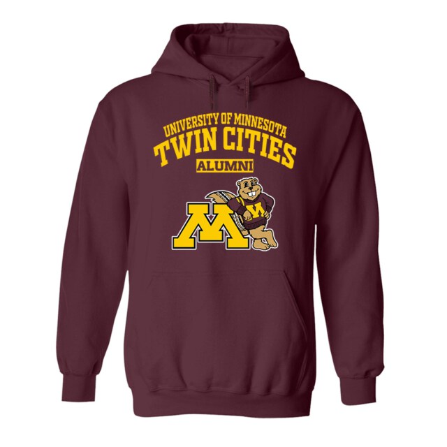 University of Minnesota Twin Cities  Gopher MN LG Alumni Hoodie