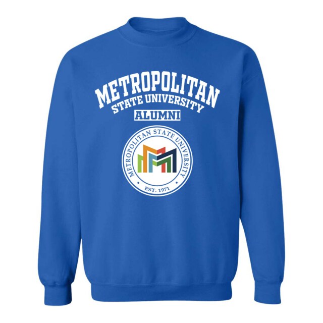 Metropolitan State University MN LG Alumni Sweatshirt