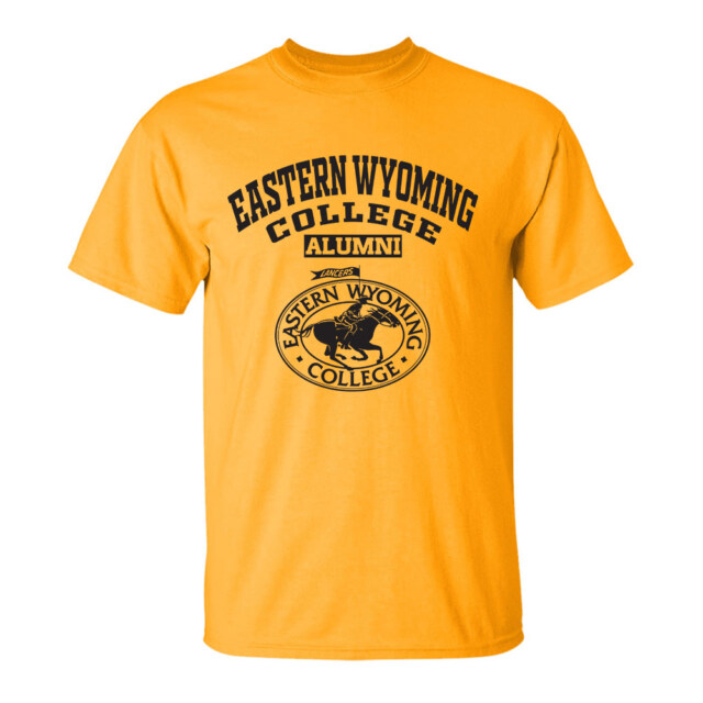 Eastern Wyoming College Light WY LG Alumni T Shirt