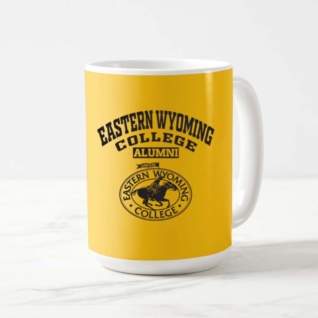 Eastern Wyoming College Light WY LG Alumni Mug