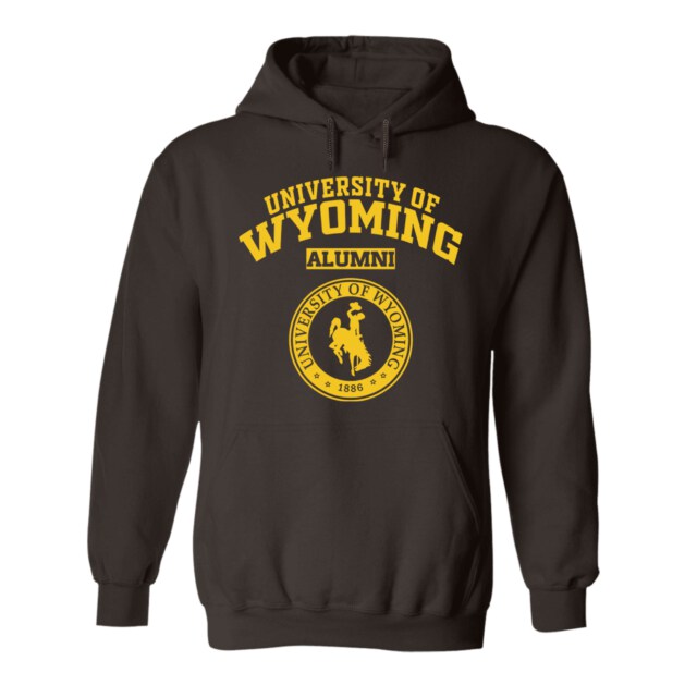 University of Wyoming Dark WY LG Alumni Hoodie