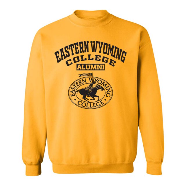 Eastern Wyoming College Light WY LG Alumni Sweatshirt