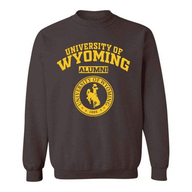 University of Wyoming Dark WY LG Alumni Sweatshirt