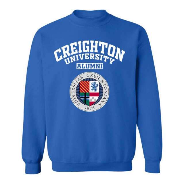 Creighton University seal NE LG Alumni Sweatshirt
