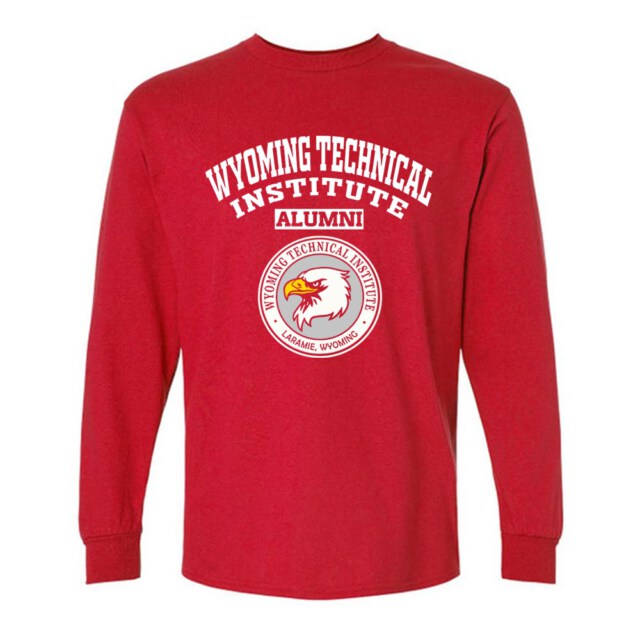 Wyoming Technical Institute Dark WY LG Alumni Long Sleeve