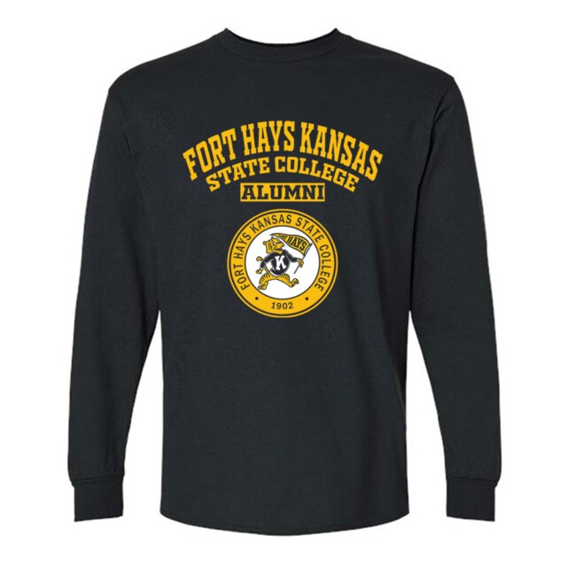 Fort Hays Kansas State College Tigers KS LG Alumni Long Sleeve