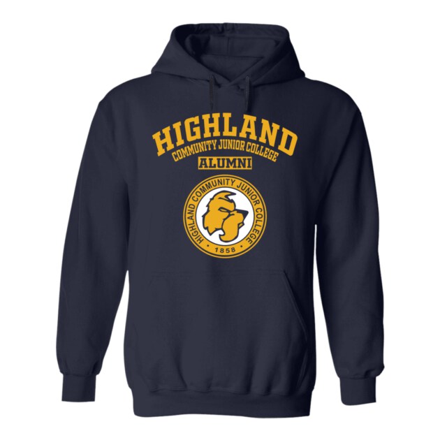 Highland Community Junior College KS LG Alumni Hoodie