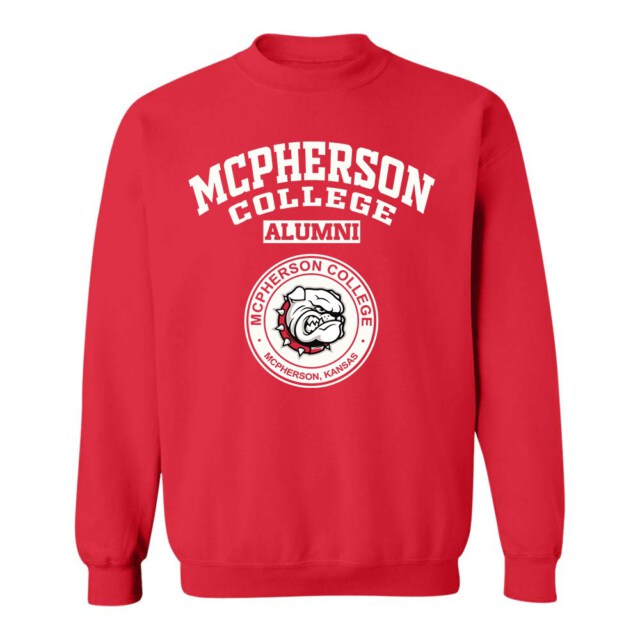 McPherson College Bulldogs KS LG Alumni Sweatshirt