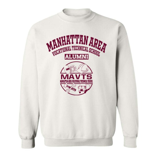 Manhattan Area Vocational Technical School KS LG Alumni Sweatshirt