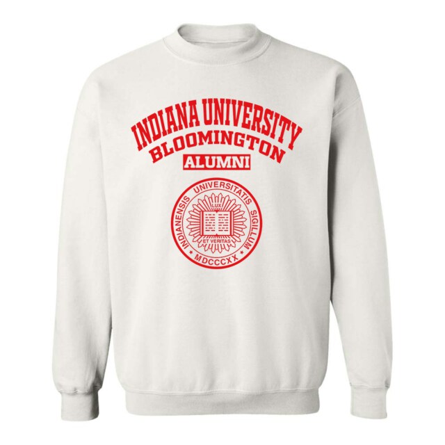 Indiana University Bloomington Light IN LG Alumni Sweatshirt