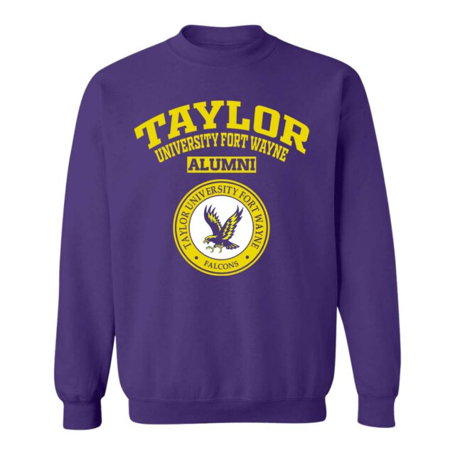 Taylor University Fort Wayne Falcons IN LG Alumni Sweatshirt